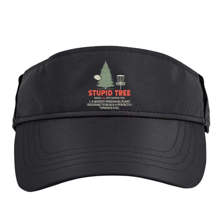 Stupid Tree Disc Golf for a Frisbee Golf Accessories Fans Adult Drive Performance Visor