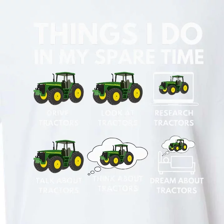 Spare Time Delights Farmer & Farming Gift Sueded Cloud Jersey T-Shirt