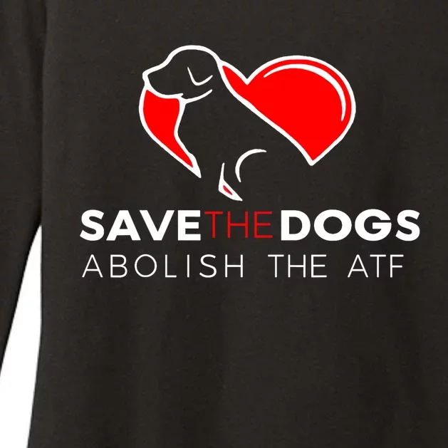 Save The Dogs Abolish The ATF Womens CVC Long Sleeve Shirt