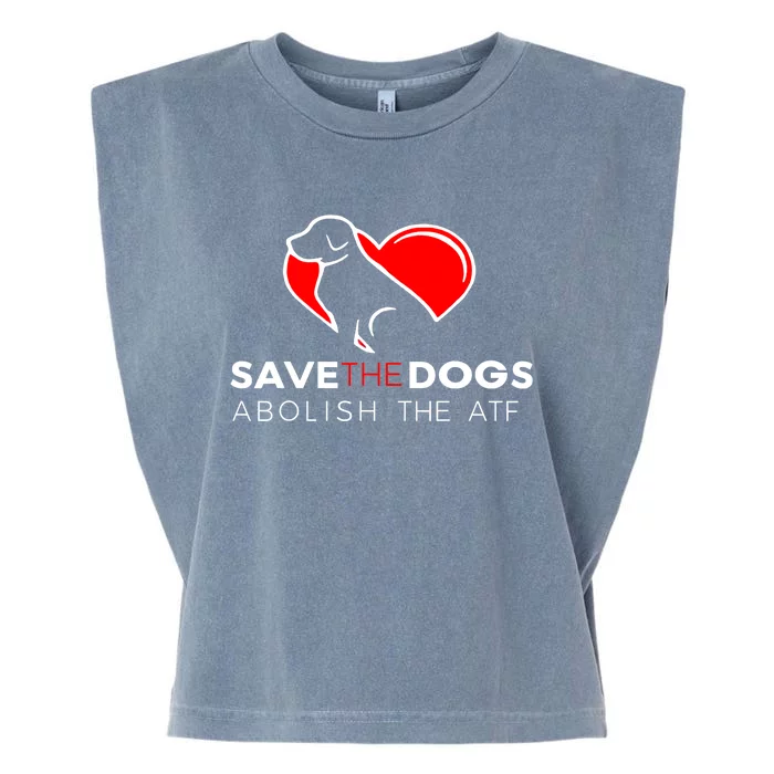 Save The Dogs Abolish The ATF Garment-Dyed Women's Muscle Tee