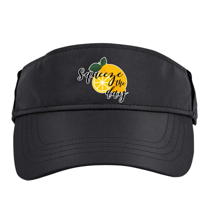 Squeeze The Day Lemon Motivational Adult Drive Performance Visor