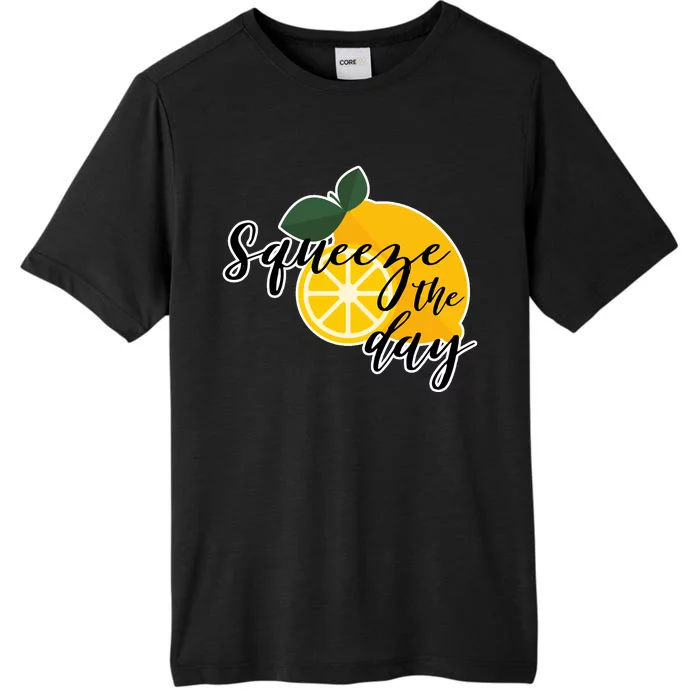 Squeeze The Day Lemon Motivational ChromaSoft Performance T-Shirt