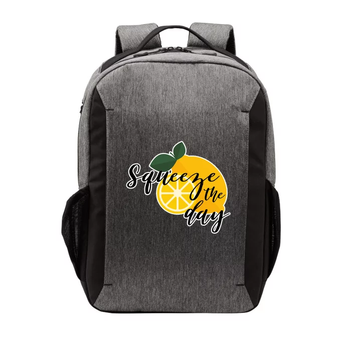 Squeeze The Day Lemon Motivational Vector Backpack