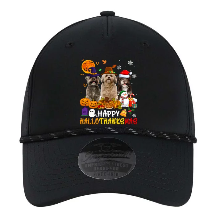 Shih Tzu Dog Happy Hallothanksmas Xmas Dog Lover Funny Gift Performance The Dyno Cap