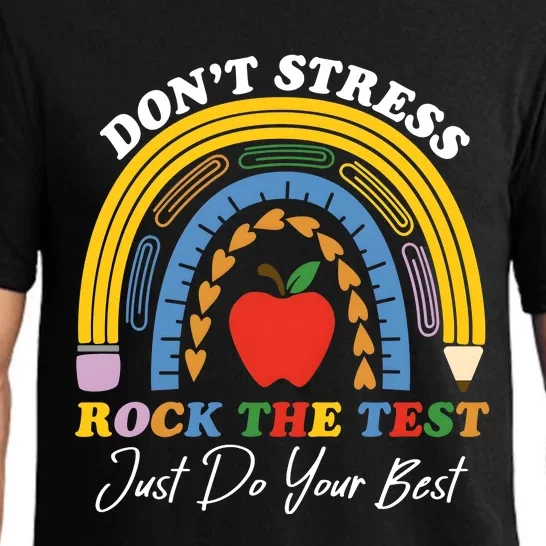 State Testing DonT Stress Rock The Test Pajama Set