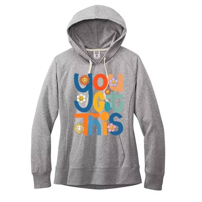 State Testing Day Motivational Teacher Groovy You Got This Women's Fleece Hoodie