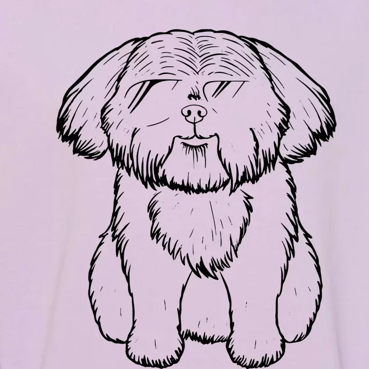 Shih Tzu Dad Grafic Shih Tzu Dog With Sunglasses Shih Tzu Garment-Dyed Sweatshirt