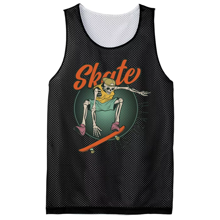 Skate Till Death Mesh Reversible Basketball Jersey Tank