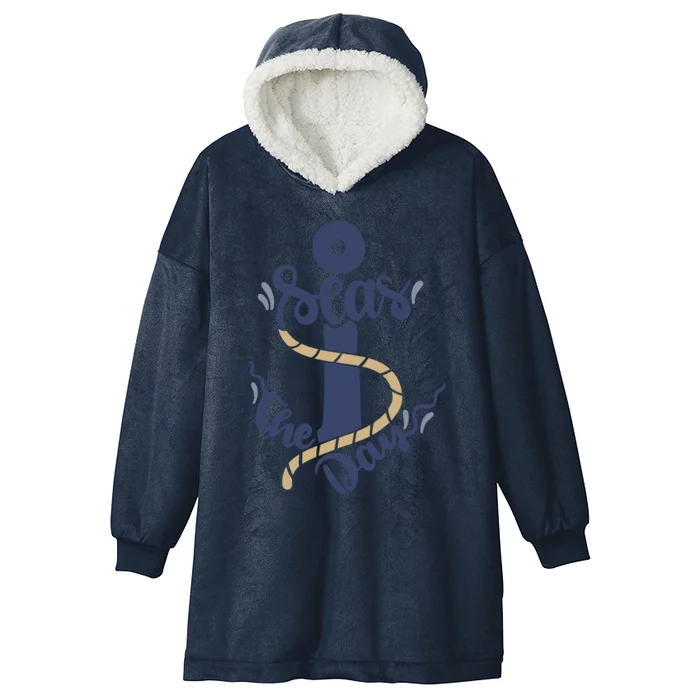 Seas The Day Hooded Wearable Blanket