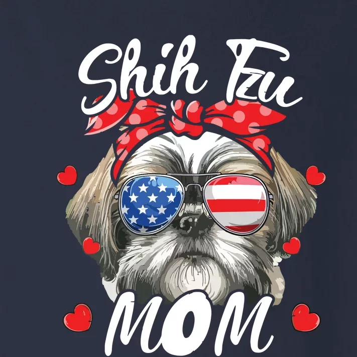 Shih Tzu Dog Mom Shih Tzu Mama Puppy Womens Mothers Day Toddler Long Sleeve Shirt