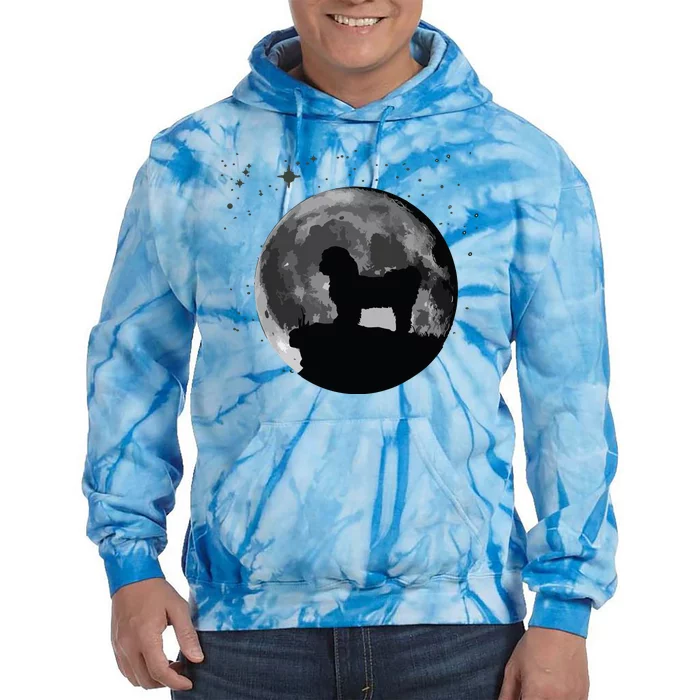 Shih Tzu Dog Moon Tie Dye Hoodie