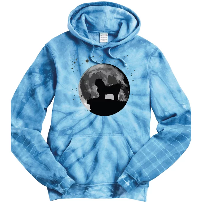 Shih Tzu Dog Moon Tie Dye Hoodie