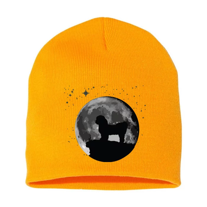 Shih Tzu Dog Moon Short Acrylic Beanie