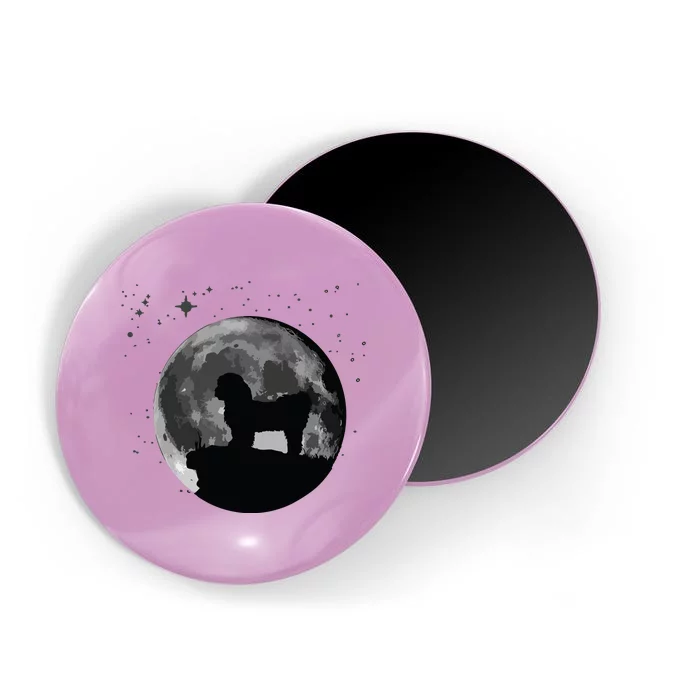 Shih Tzu Dog Moon Magnet