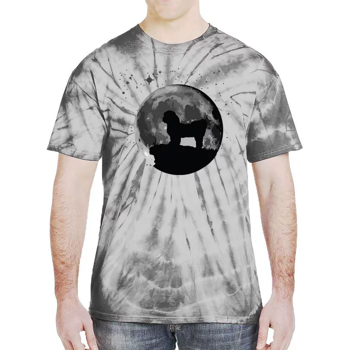 Shih Tzu Dog Moon Tie-Dye T-Shirt