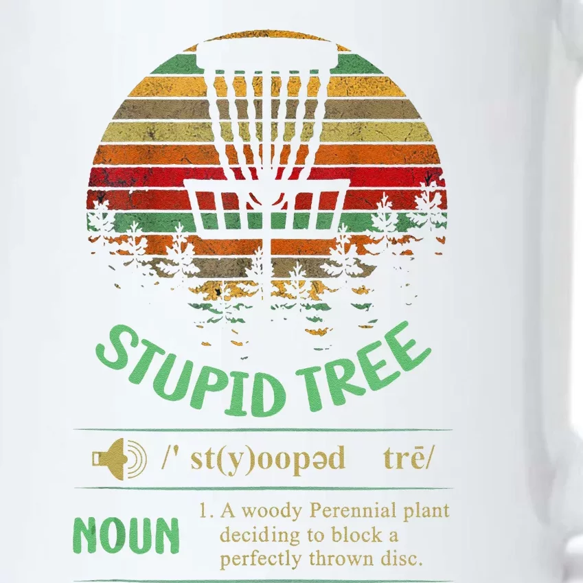 Stupid Tree Definition Funny Disc Golf Black Color Changing Mug