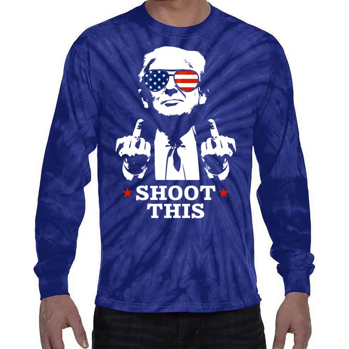 Shoot This Donald Trump You Missed Tie-Dye Long Sleeve Shirt