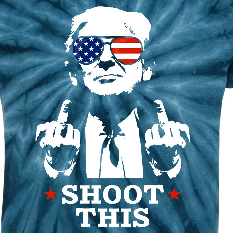 Shoot This Donald Trump You Missed Kids Tie-Dye T-Shirt