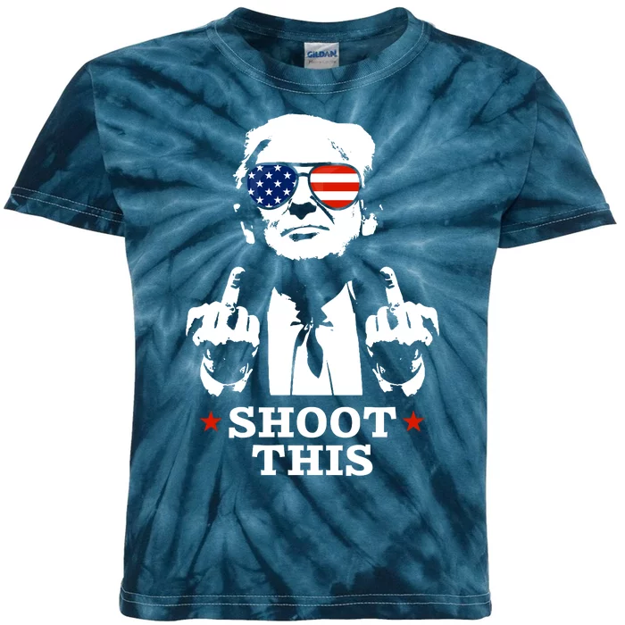 Shoot This Donald Trump You Missed Kids Tie-Dye T-Shirt