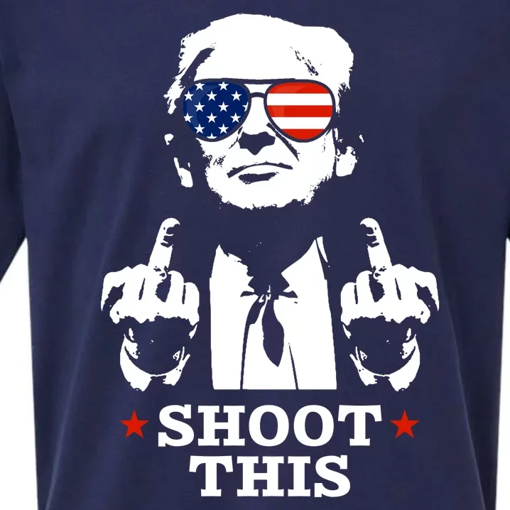 Shoot This Donald Trump You Missed Sueded Cloud Jersey T-Shirt