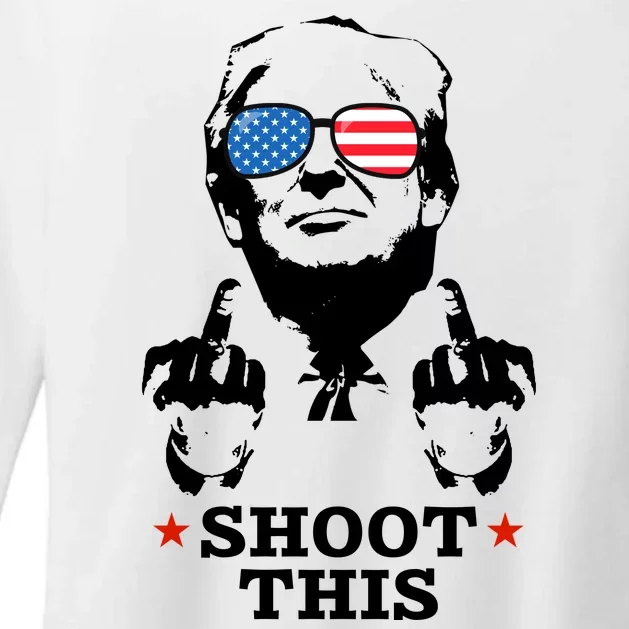 Shoot This Donald Trump You Missed Womens CVC Long Sleeve Shirt