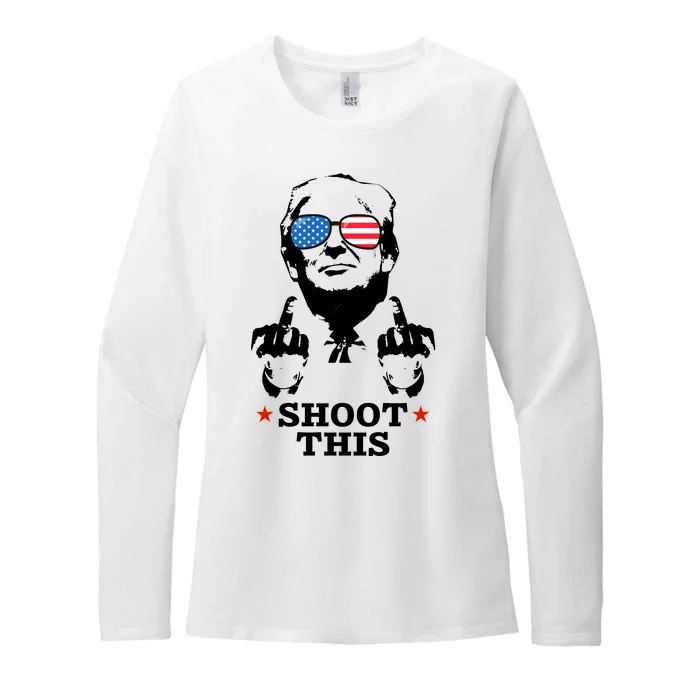 Shoot This Donald Trump You Missed Womens CVC Long Sleeve Shirt