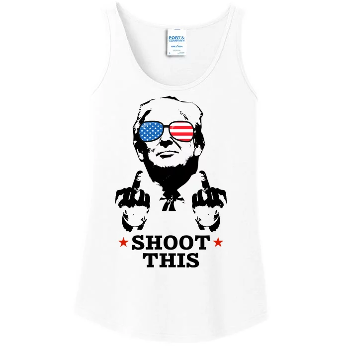 Shoot This Donald Trump You Missed Ladies Essential Tank