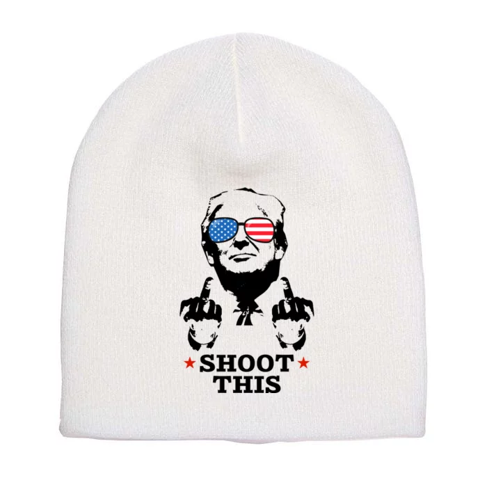 Shoot This Donald Trump You Missed Short Acrylic Beanie