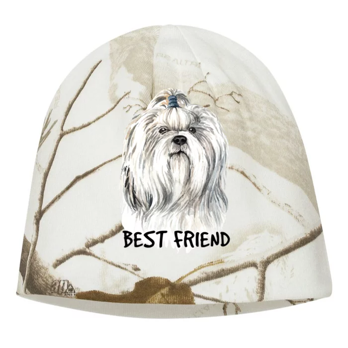 Shih Tzu Dog Kati - Camo Knit Beanie