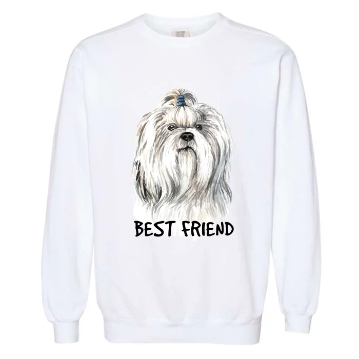 Shih Tzu Dog Garment-Dyed Sweatshirt