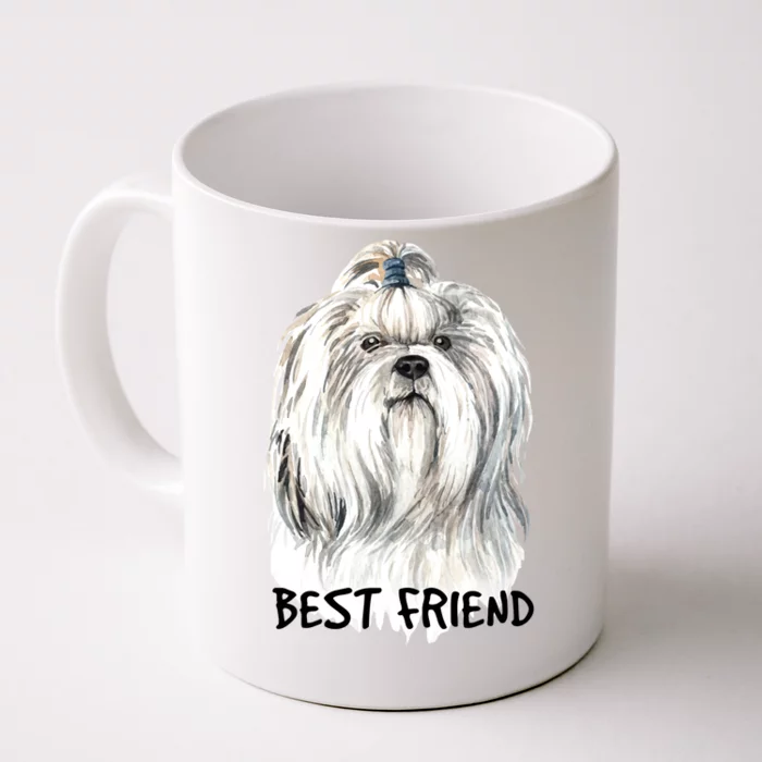 Shih Tzu Dog Front & Back Coffee Mug