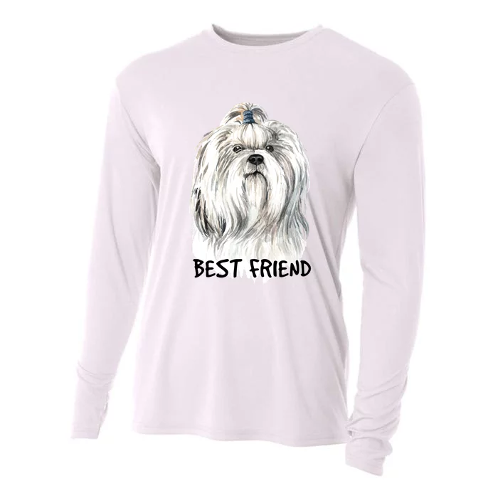 Shih Tzu Dog Cooling Performance Long Sleeve Crew