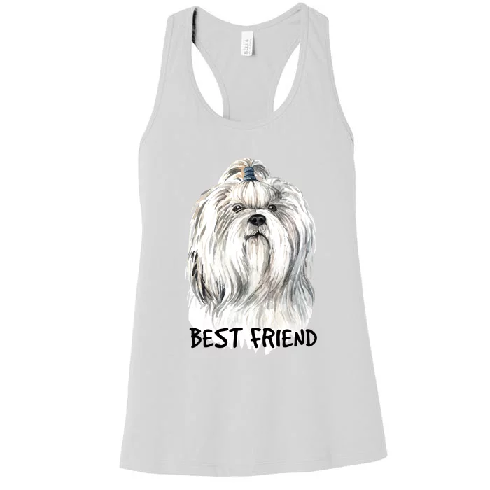 Shih Tzu Dog Women's Racerback Tank