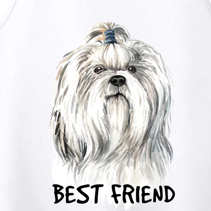 Shih Tzu Dog Performance Tank