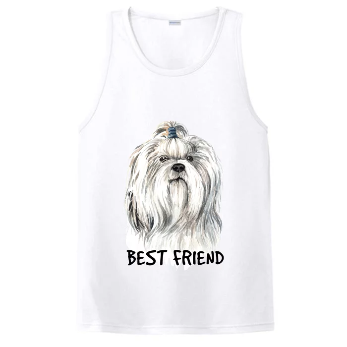 Shih Tzu Dog Performance Tank