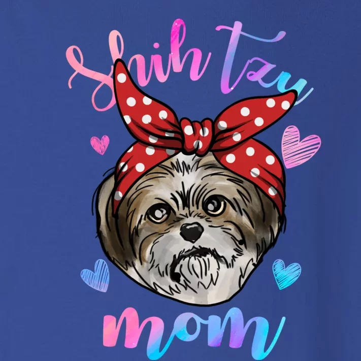 Shih Tzu Dog Lover Funny Cute Mom Mama Mother Gift Toddler Long Sleeve Shirt