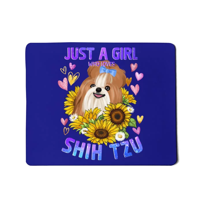 Shih Tzu Dog Lover Funny Cute Puppy Gift Mousepad