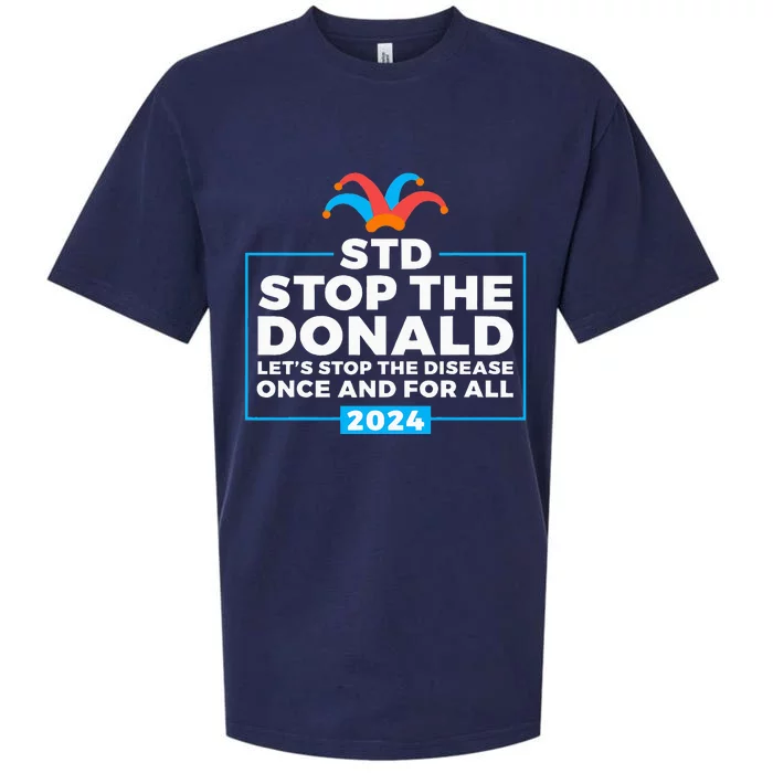 Stop The Donald Anti Trump Democrat Voter Sueded Cloud Jersey T-Shirt