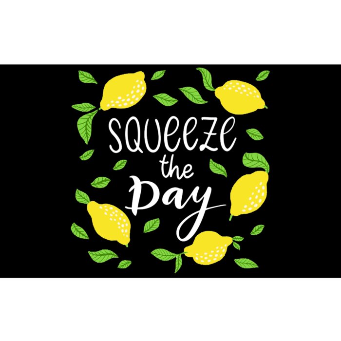 Squeeze The Day Lemons Quote Bumper Sticker