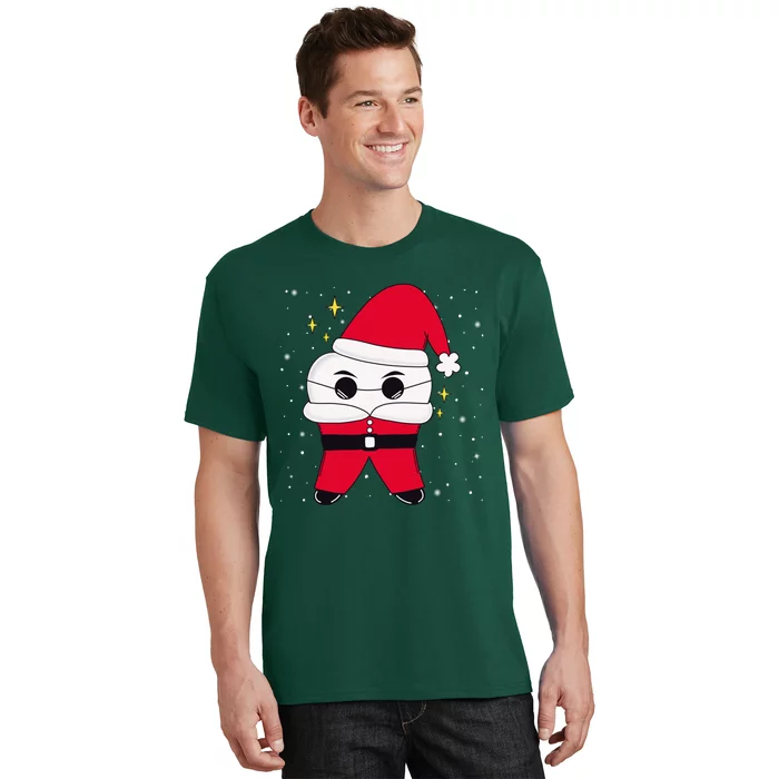 Santa Tooth Dentist Christmas Gift T-Shirt