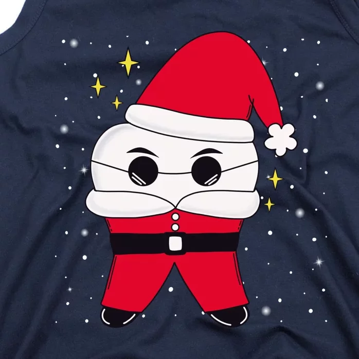 Santa Tooth Dentist Christmas Gift Tank Top