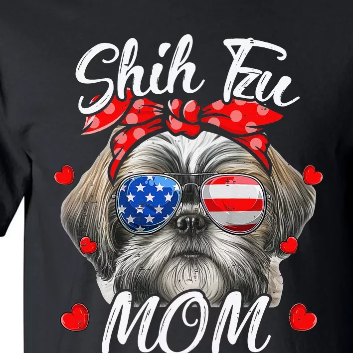 Shih Tzu Dog Mom Shih Tzu Mama Puppy Wo Mother's Day Tall T-Shirt