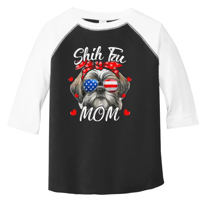 Shih Tzu Dog Mom Shih Tzu Mama Puppy Wo Mother's Day Toddler Fine Jersey T-Shirt