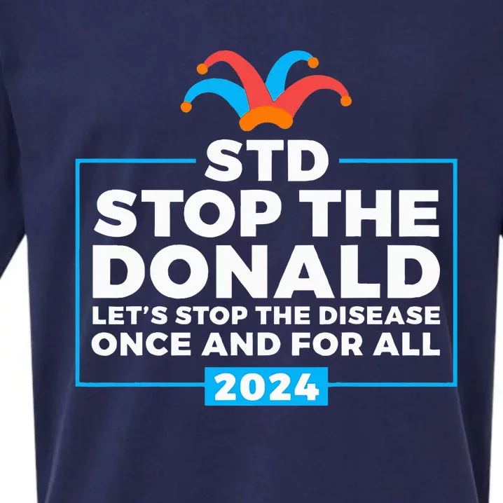 Stop The Donald Anti Trump Democrat Voter Sueded Cloud Jersey T-Shirt