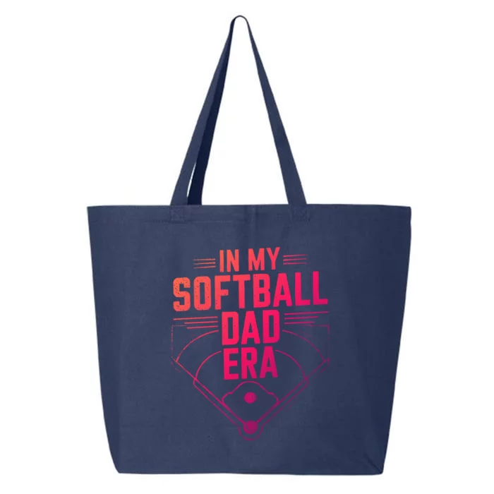 Softball Team Dad In My Softball Dad Era Softball Dad Pride Gift 25L Jumbo Tote