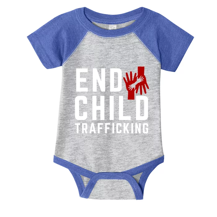 Save The End Trafficking Stop Hu Trafficking Meaningful Gift Infant Baby Jersey Bodysuit