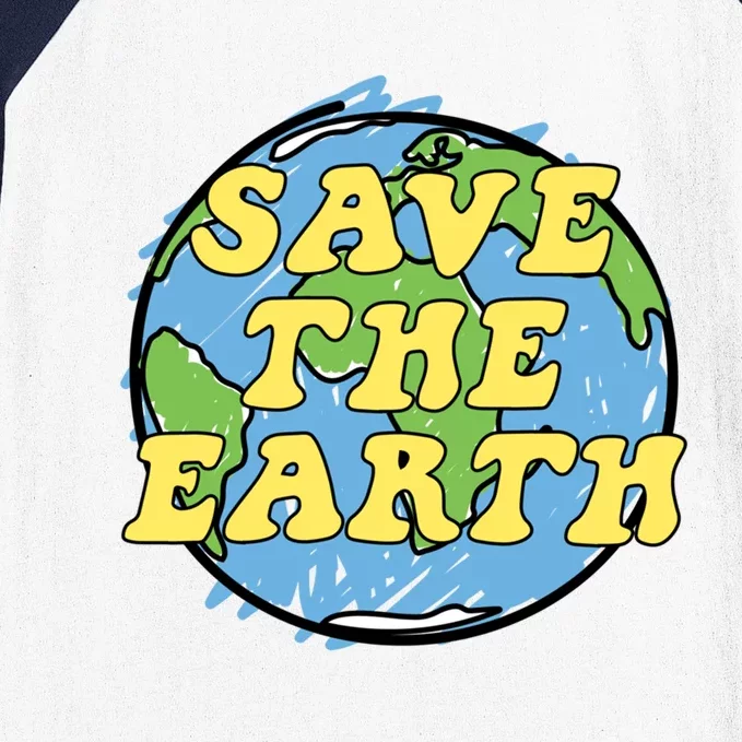 Save The Earth Gift Baseball Sleeve Shirt