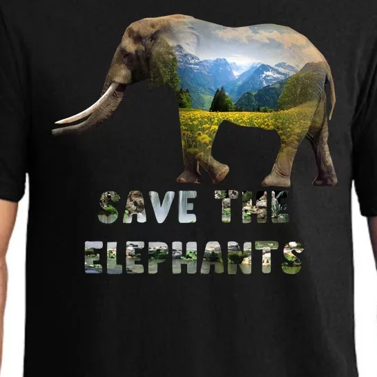 Save The Elephants Pajama Set