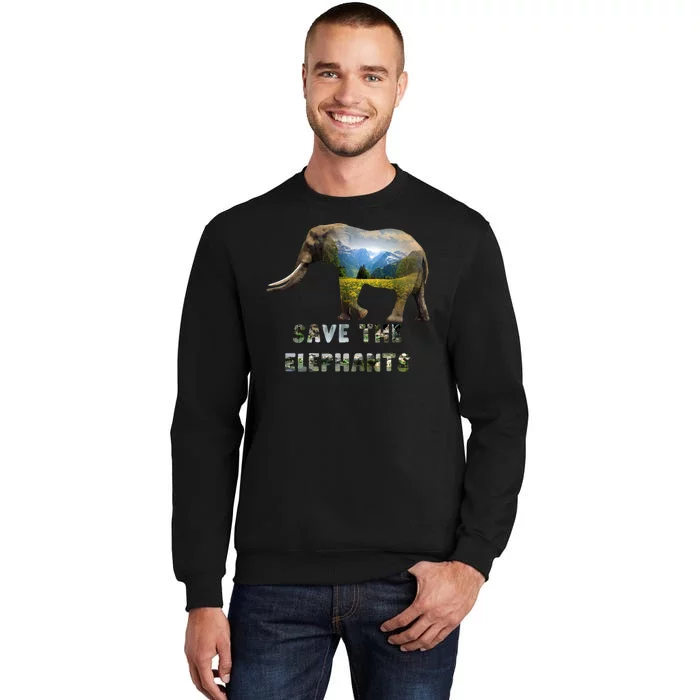 Save The Elephants Tall Sweatshirt