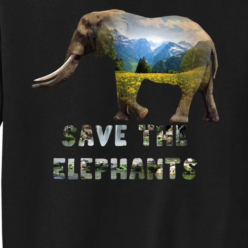 Save The Elephants Tall Sweatshirt